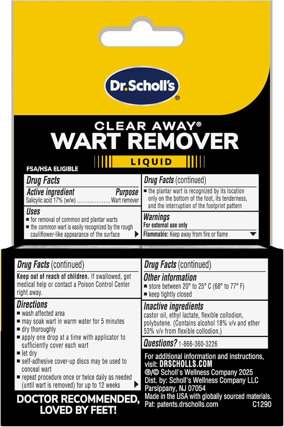 Clear Away Fast-Acting Liquid Wart Remover