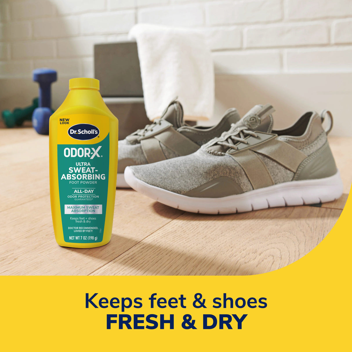image of keeps feet & shoes fresh & dry