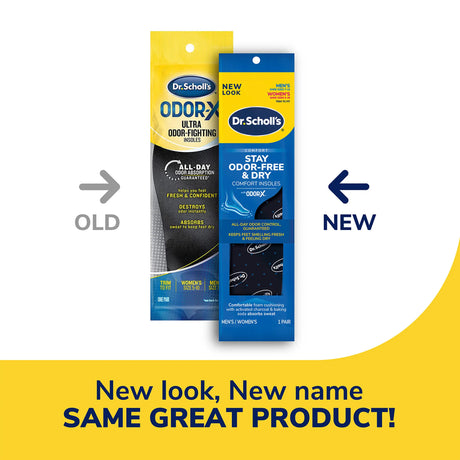 Stay Odor-Free & Dry Comfort Insoles with Odor-X®