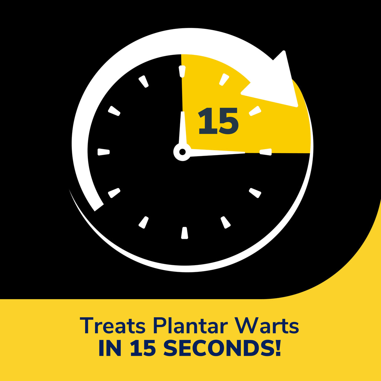 image of treat plantar warts in 15 seconds