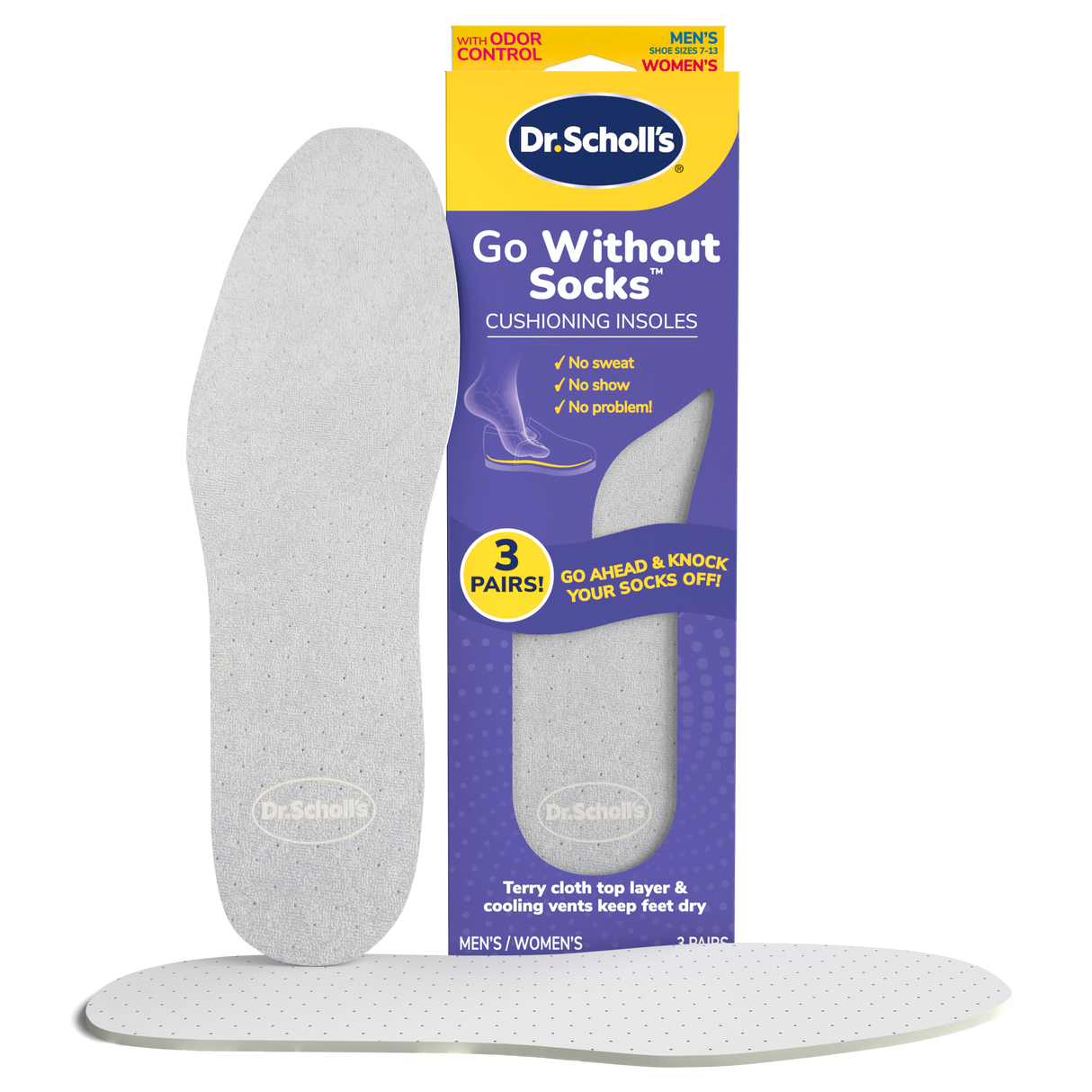 Go Without Socks Insoles