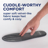 Cushy Comfort with Memory Foam Insoles