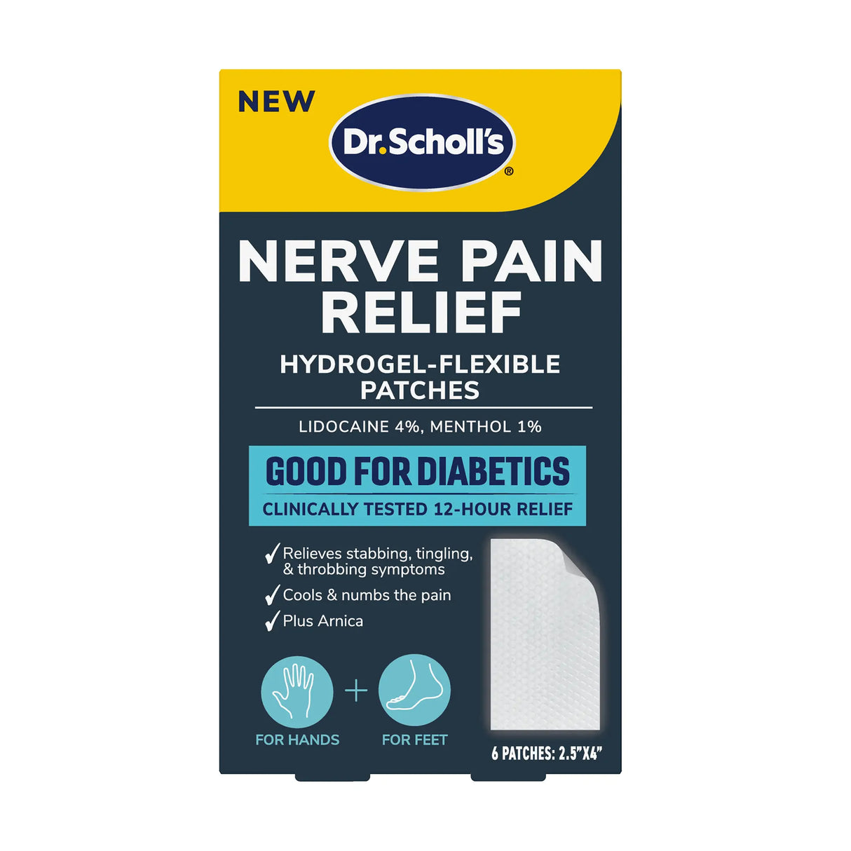 Nerve Pain Relief Hydrogel Patches