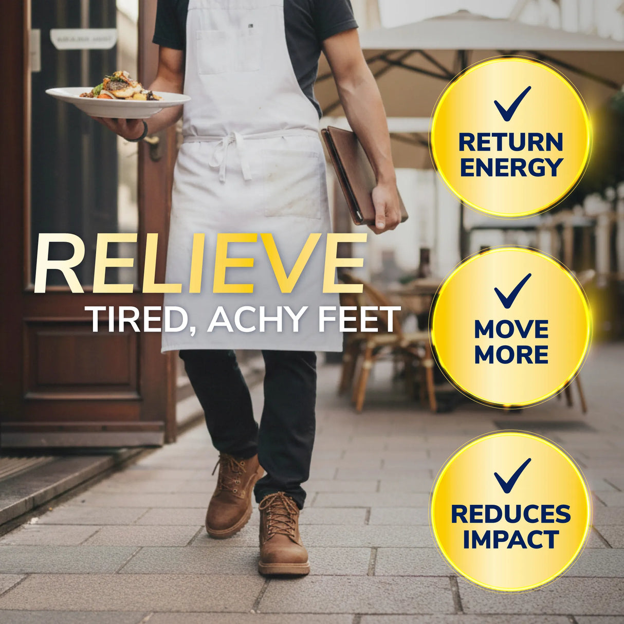 Work Insoles with Massaging Gel®