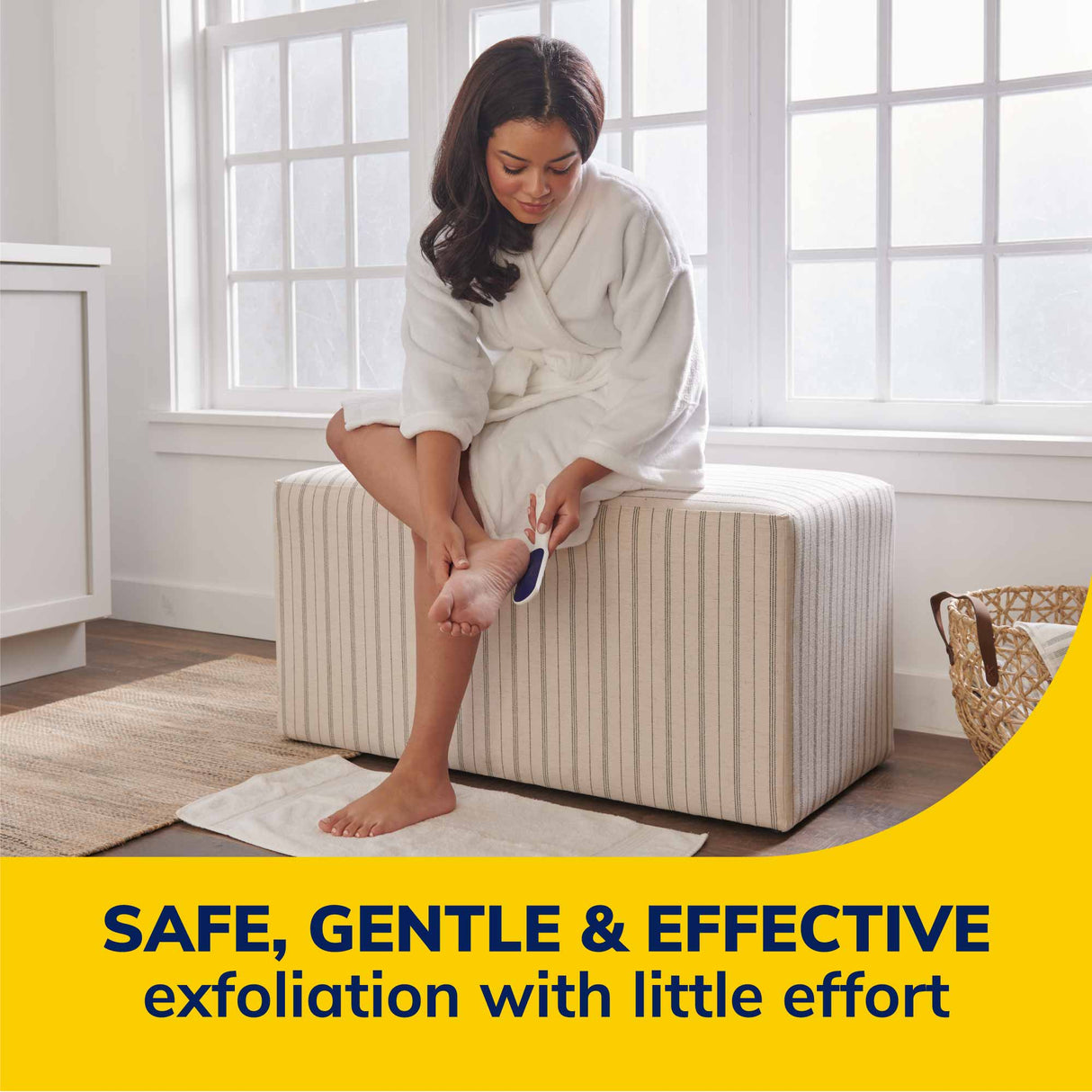 image of safe, gentle and effective exfoliation with little effort