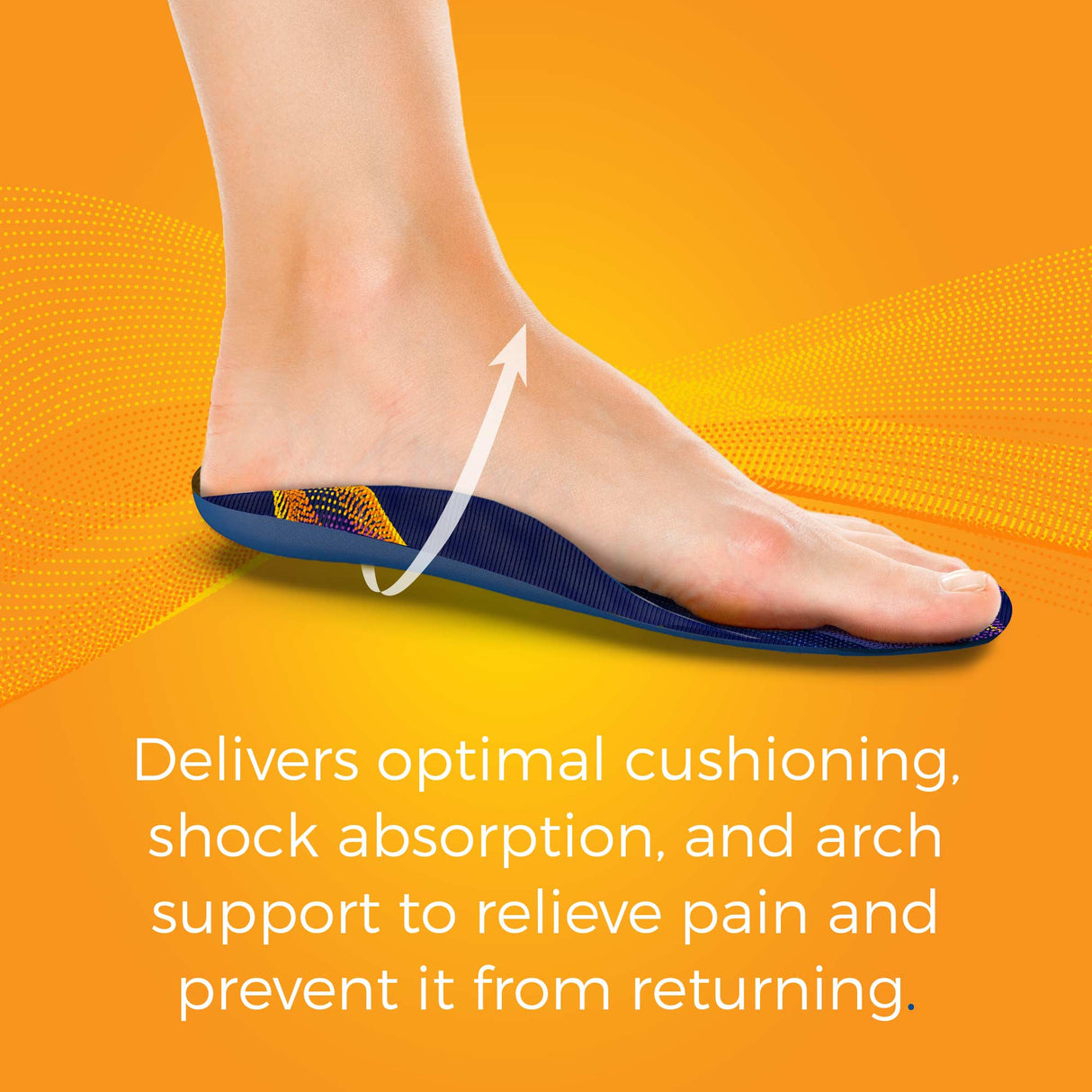 plantar fasciitis sized to fit insoles delivers optimal cushioning shock absorption and arch support to relieve pain and prevent it from returning
