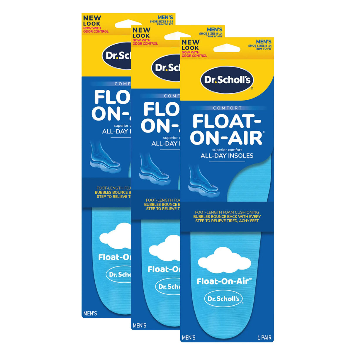 Float-On-Air® Comfort Insoles (3 Pack)