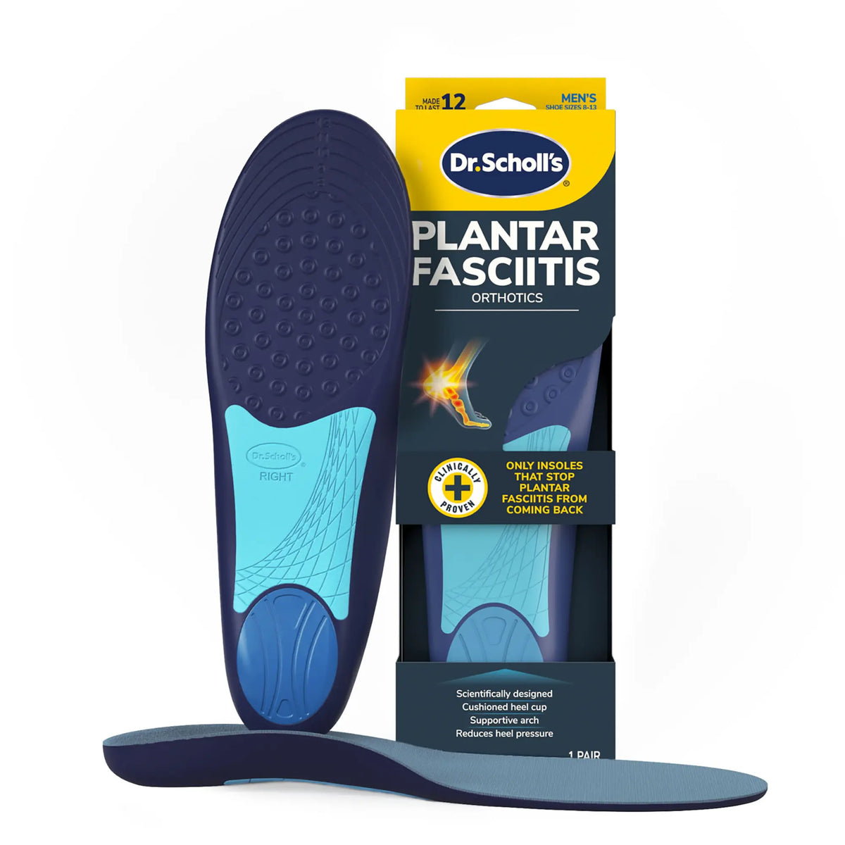 Plantar Fasciitis All-Day Pain Relief Orthotics – DrScholls