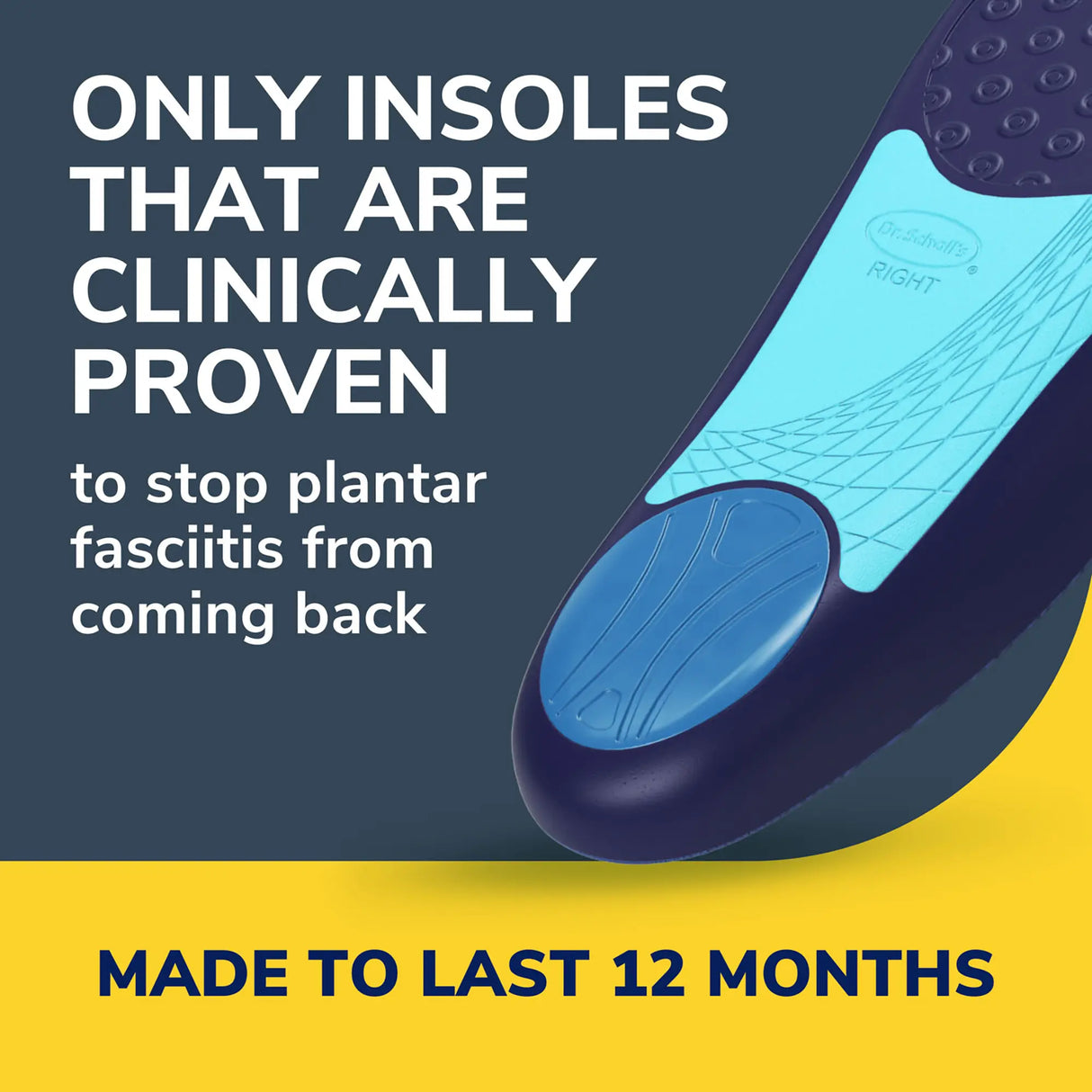 Plantar Fasciitis All-Day Pain Relief Orthotics (3 Pack)