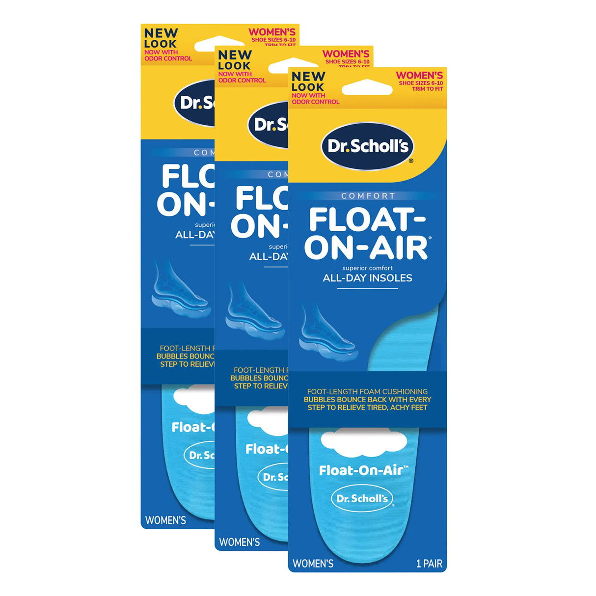 Float-On-Air® Comfort Insoles (3 Pack)