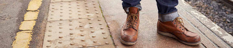 image of work boots and shoes