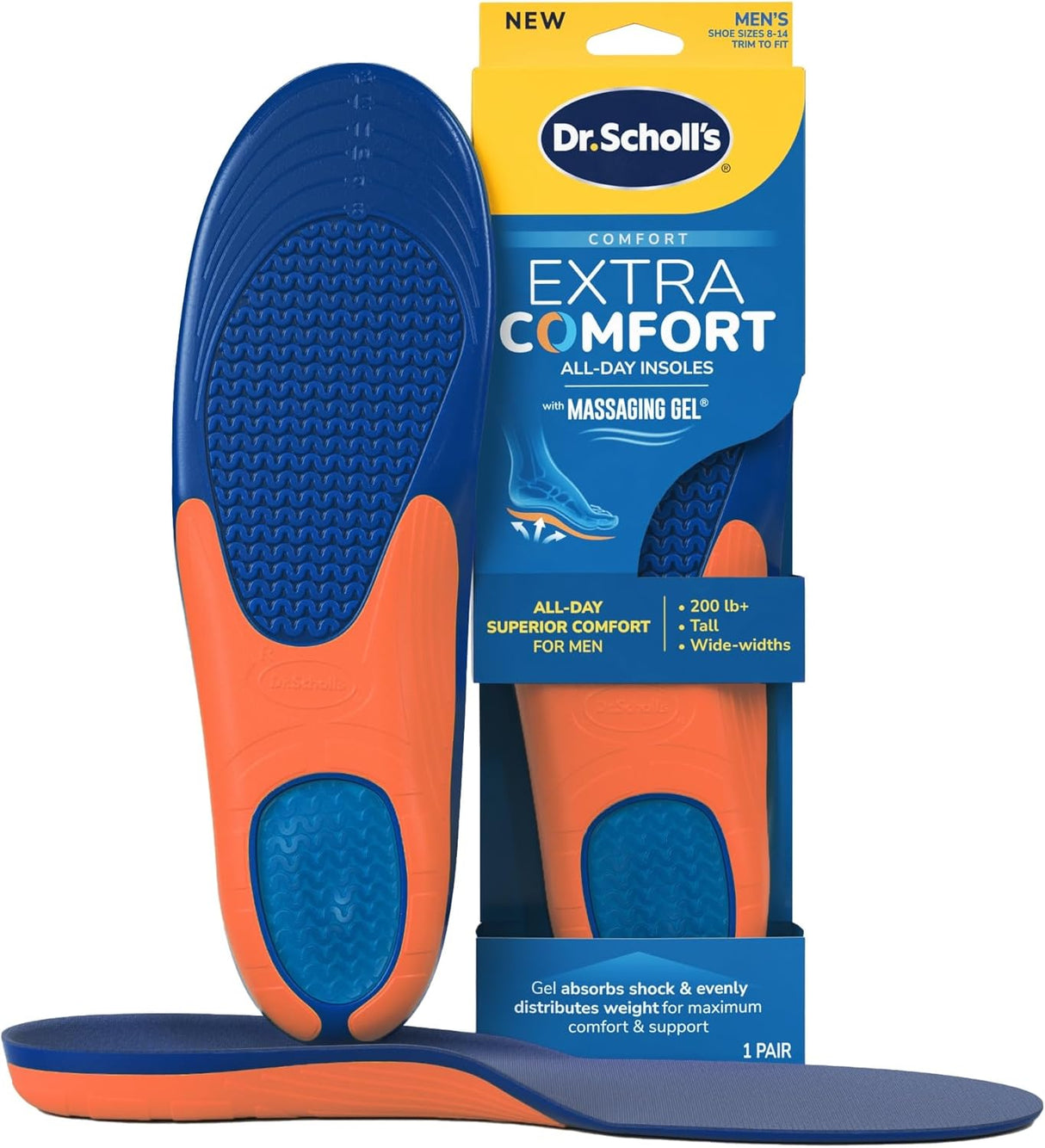 Dr Scholl's Happy Feet Insoles Walmart Extra Comfort All-Day