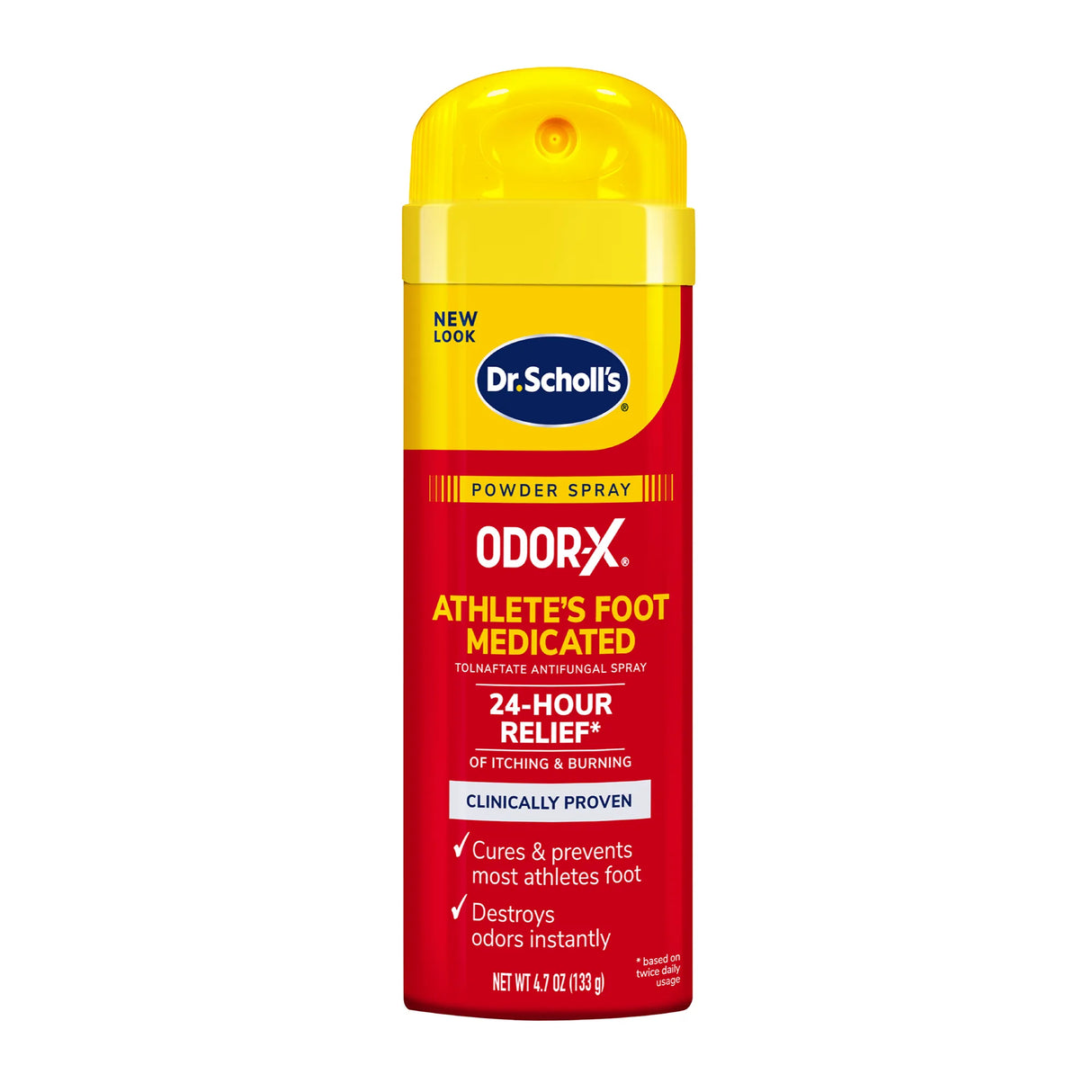 Odor-X® Athlete's Foot Medicated Spray Powder
