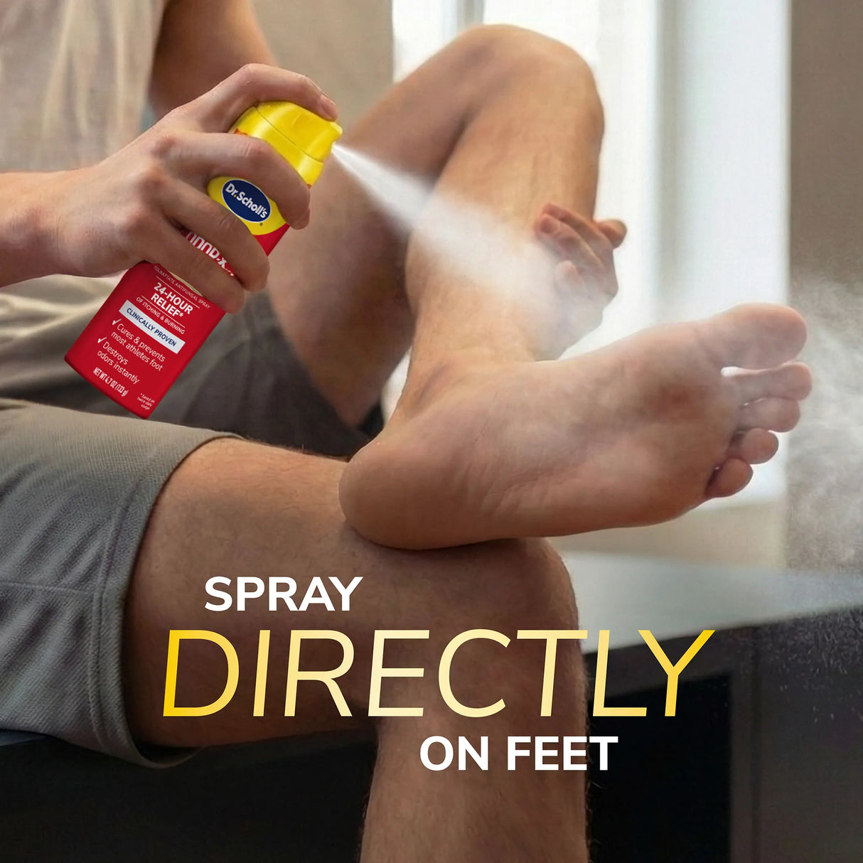 Odor-X® Athlete's Foot Medicated Spray Powder
