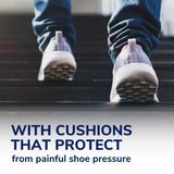 image of with cushions that protect from painful shoe pressure
