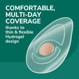 image of comfortable multiday coverage thanks to thin and flexible hydrogel design