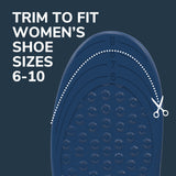 image of trim to fit women's shoe sizes 6-10