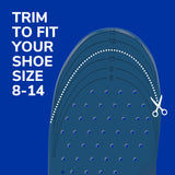 image of trim to fit your shoe size 8-14
