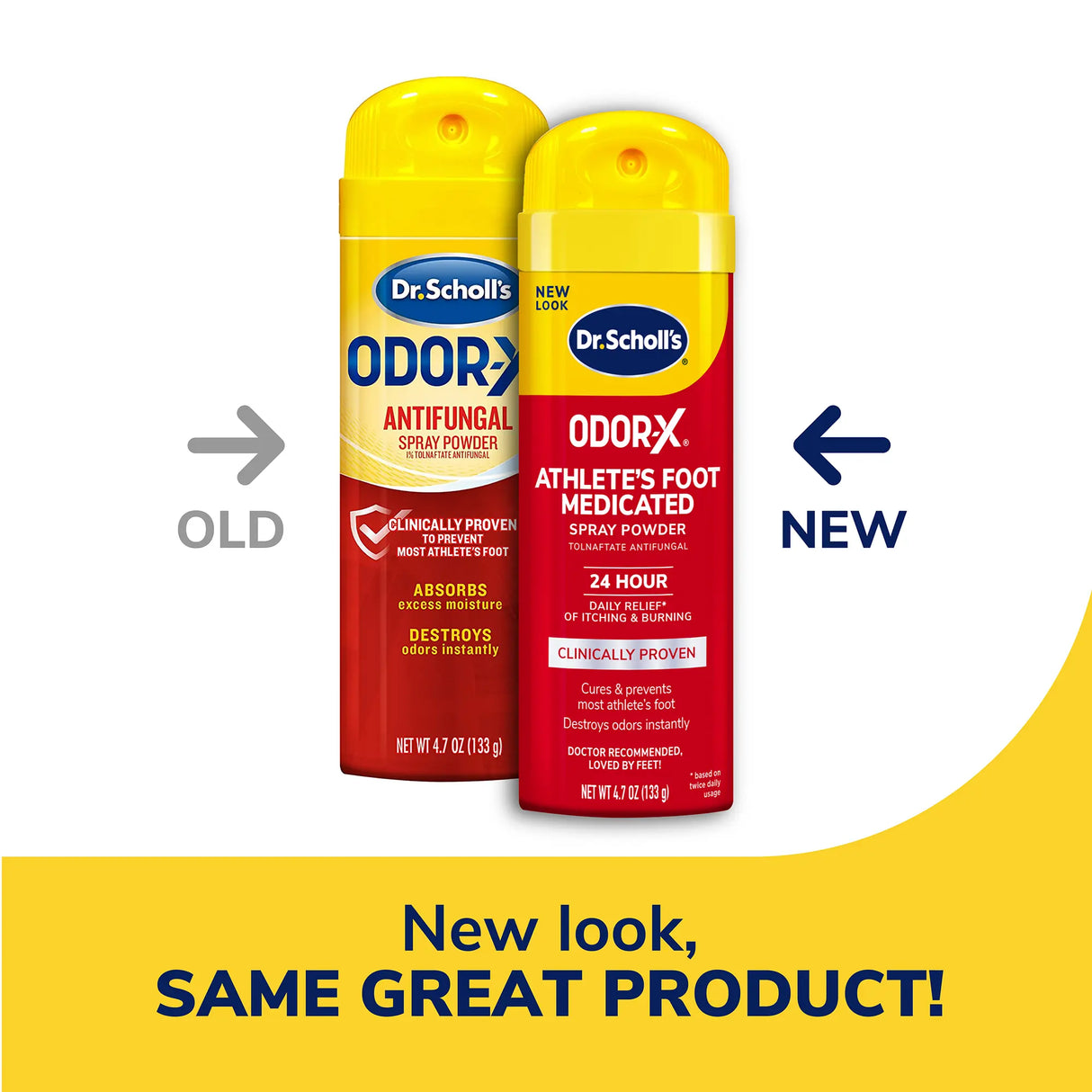 Odor-X® Athlete's Foot Medicated Spray Powder