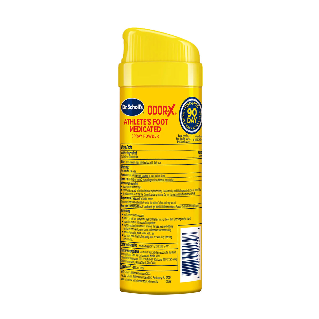 Odor-X® Athlete's Foot Medicated Spray Powder