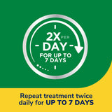 image of repeat treatment twice daily for up to 7 days