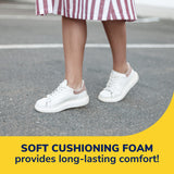 image of soft cushioning foam provides long lasting comfort
