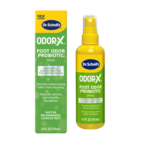 image of odor x foot odor probiotic spray