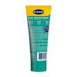 Back of Dr Scholls Dry Flaky Skin Remover Ultra-Exfoliating Foot Lotion tube with product information and barcode