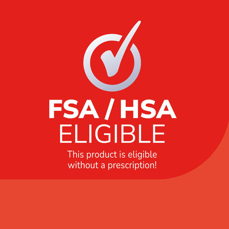 FSA/HSA eligible label for fast-acting liquid wart remover