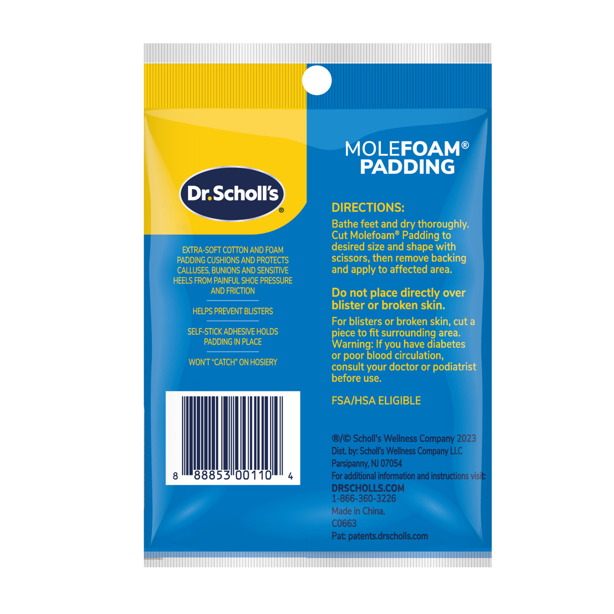 image of molefoam padding