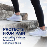 image of protects from pain caused bunions and sensitive heels