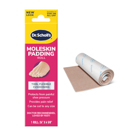 iamge of moleskin padding roll