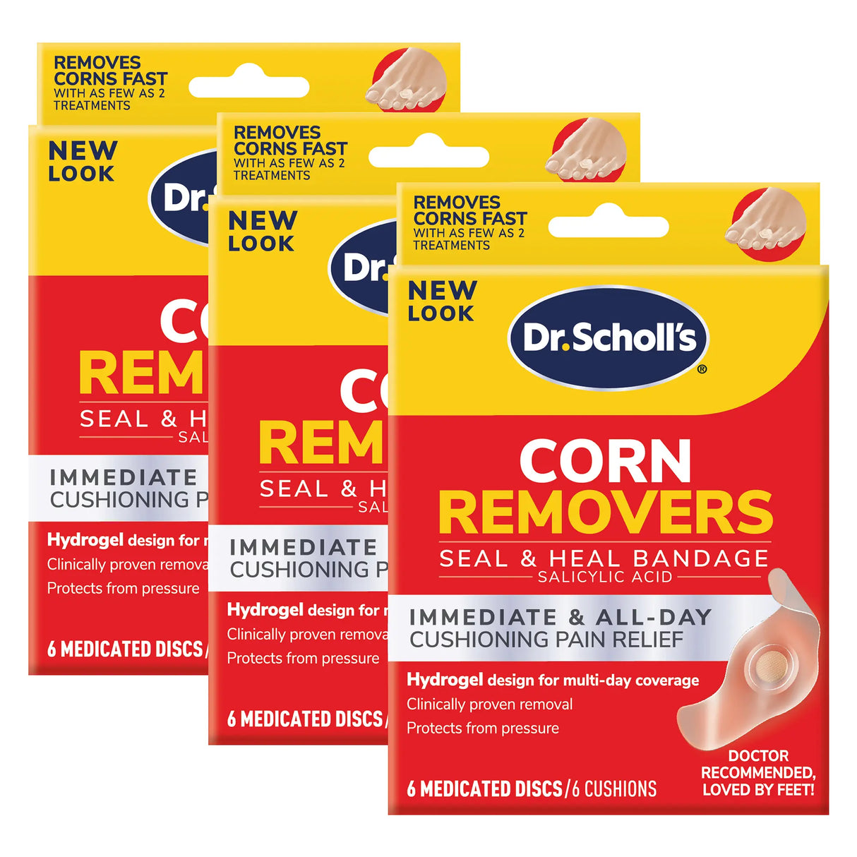 Corn Removers Seal & Heal Bandage with Hydrogel Technology