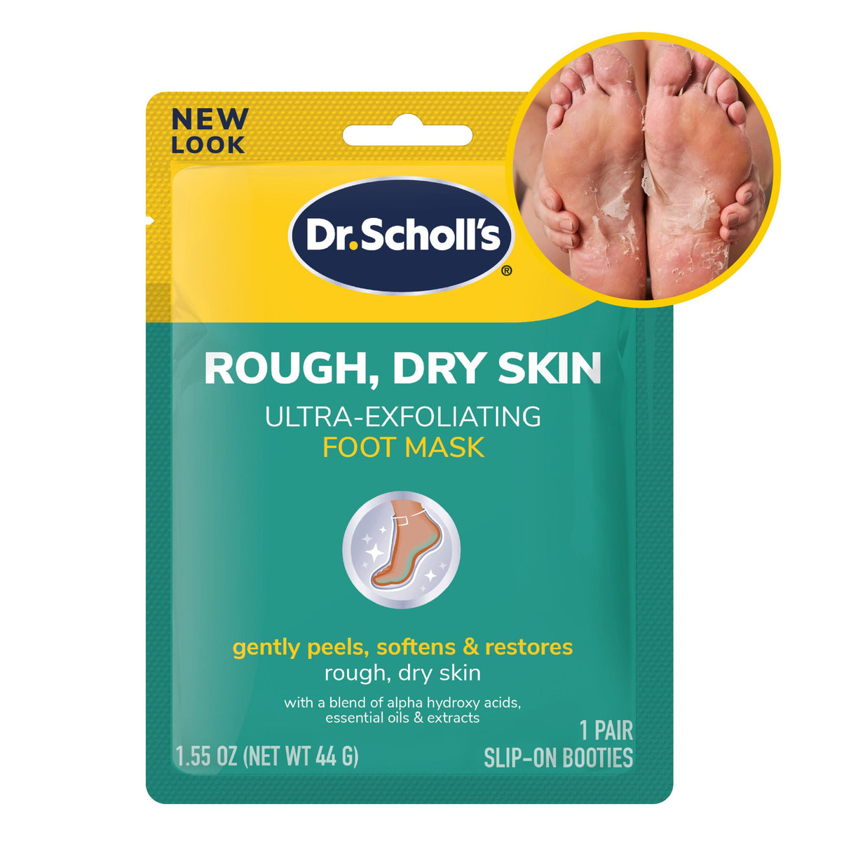 image of ultra exfoliating foot mask