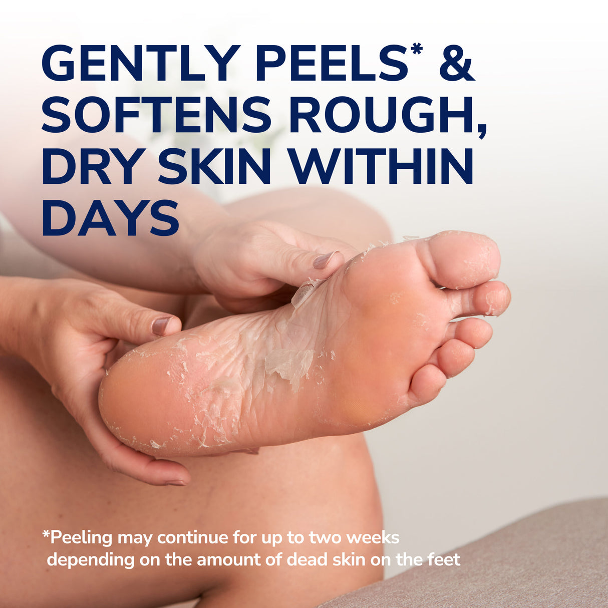 image of gently peels and softens rough, dry skin within days