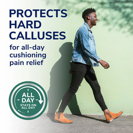 Extra Thick Callus Removers help protect hard calluses with all-day cushioning