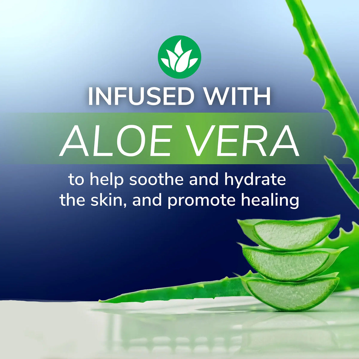 Aloe vera–infused hydrogel bandage with soothing aloe leaves