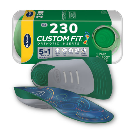 Custom FiT® Orthotic Inserts 3/4 Length