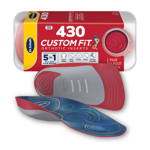 Custom FiT® Pain Relief Orthotic Inserts 3/4 Length – DrScholls