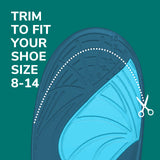 image of trim to fit men's shoe sizes 8-14