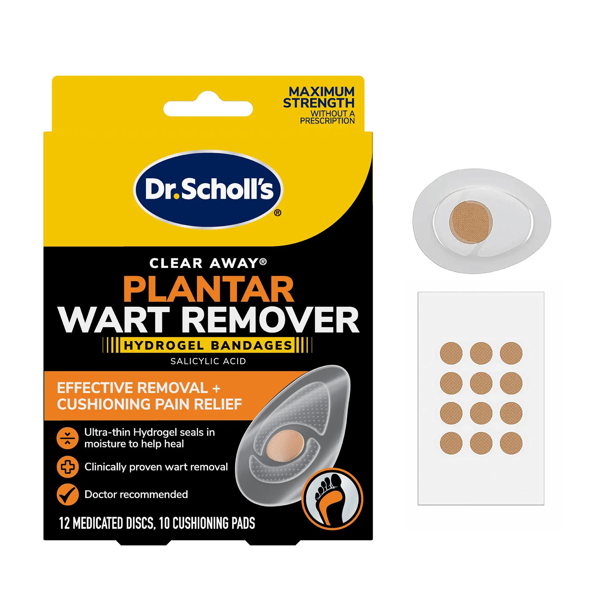 seed plantar wart Plantar Wart Remover Seal & Heal Bandage with Hydrogel Technology – DrScholls