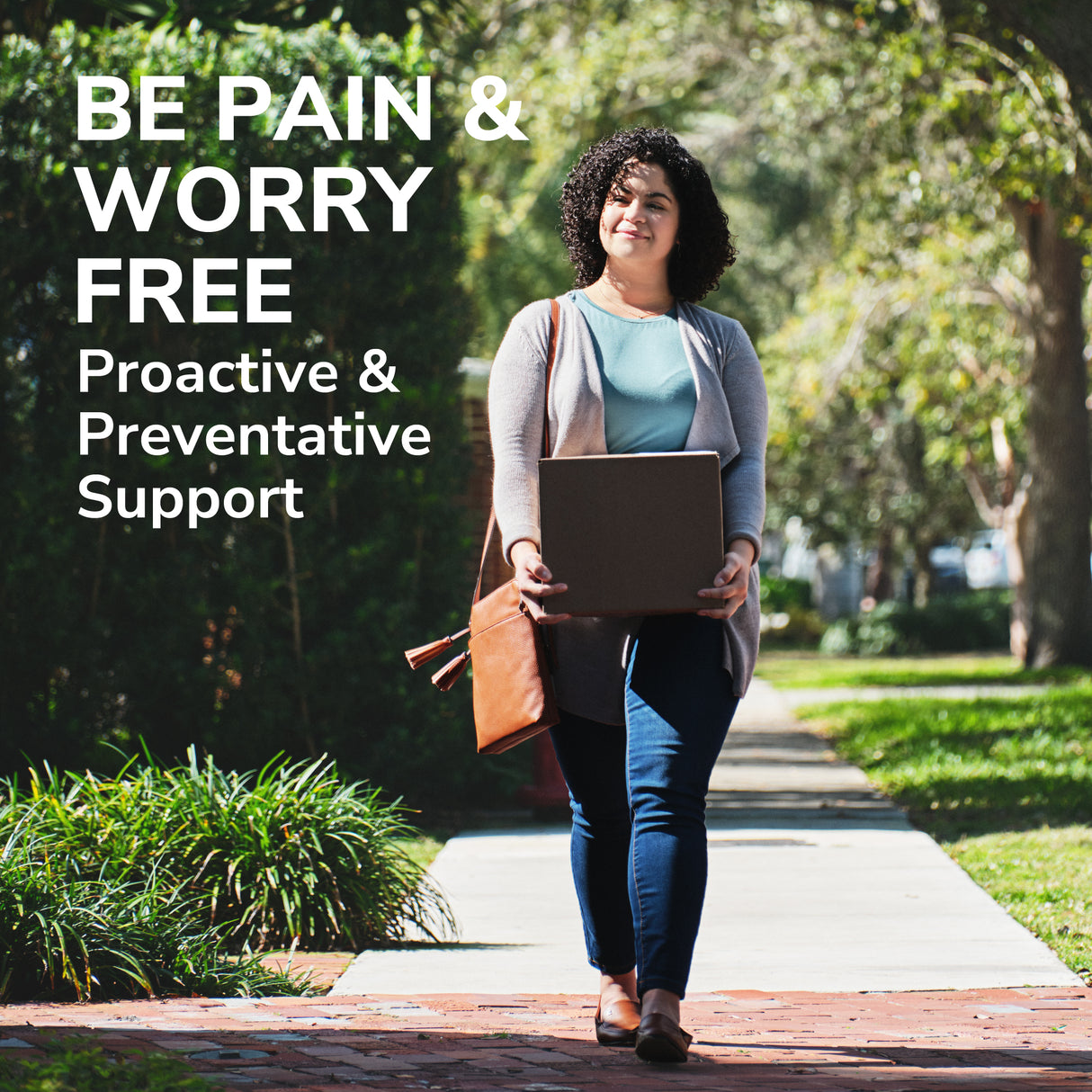 image of be pain and worry free
