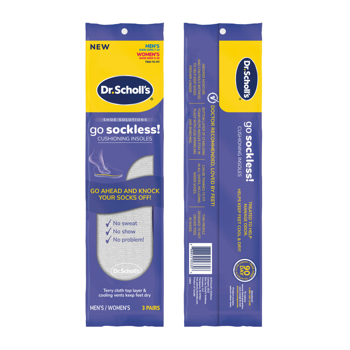 image of go sockless insole