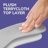 image of plush terrycloth top layer