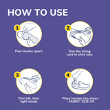Go Sockless! Cushioning Insoles