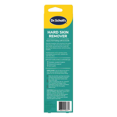 image of the back packaging of the hard skin remover