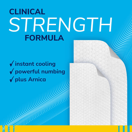 Clinical Strength 12-Hour Pain Relief Hydrogel Patches