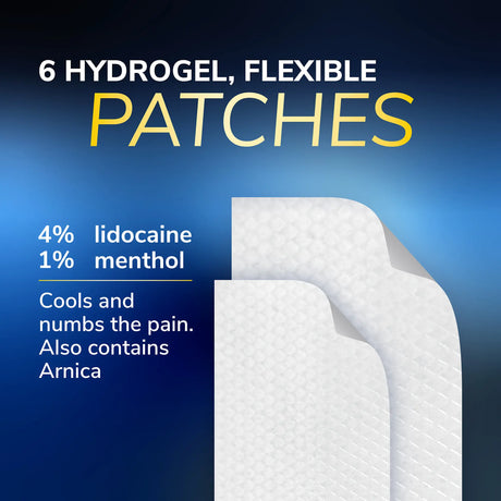 Hydrogel flexible patches with textured white adhesive patch shapes