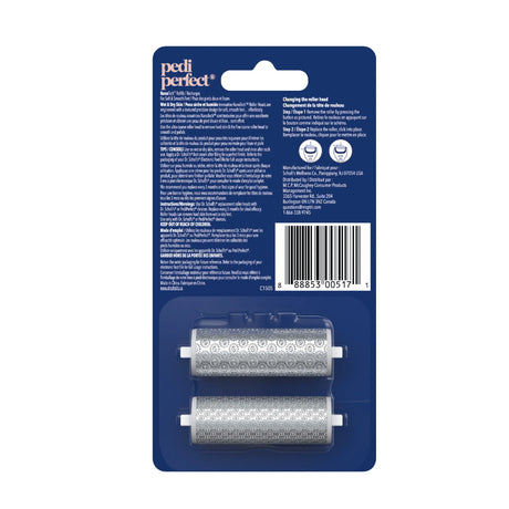 NanoTech Roller Replacement Heads for Pedi Perfect Electronic Foot File