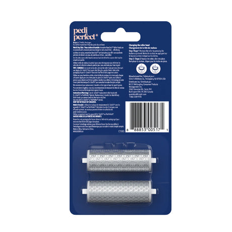 NanoTech Roller Replacement Heads for Pedi Perfect Electronic Foot File